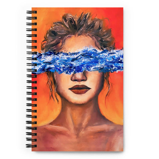 'Ocean Eyes' spiral notebook