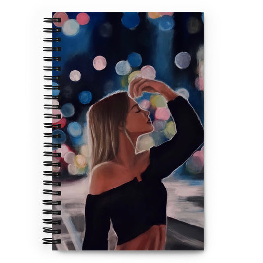 'Mind Wide Open' spiral notebook