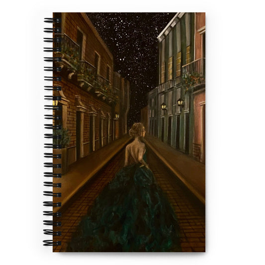 'Evening Alone' spiral notebook