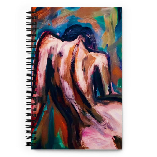 'Beautiful Sadness' spiral notebook