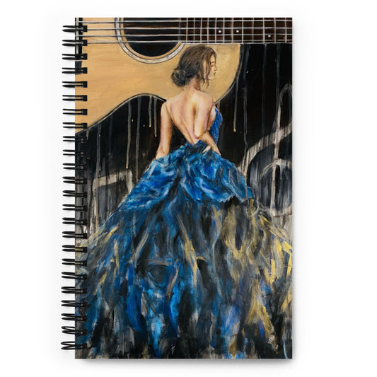 'Strings' spiral notebook