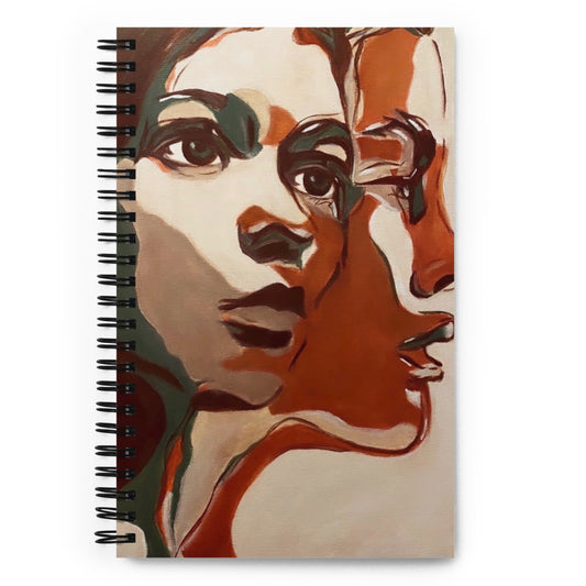 'Two Faced' spiral notebook