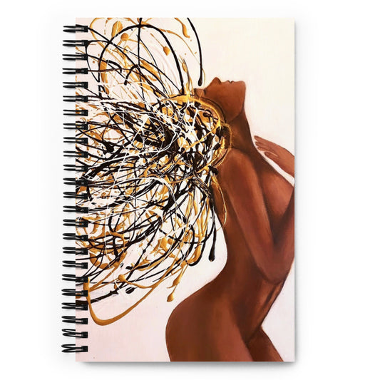 'Beautiful Madness' spiral notebook