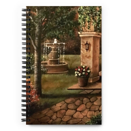 'Secret Garden' spiral notebook