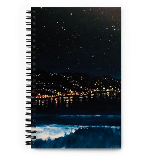 'Absent Moon' spiral notebook