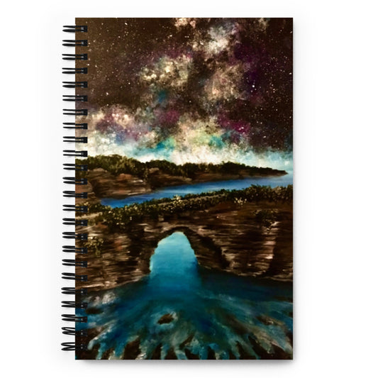 'Cosmos' spiral notebook