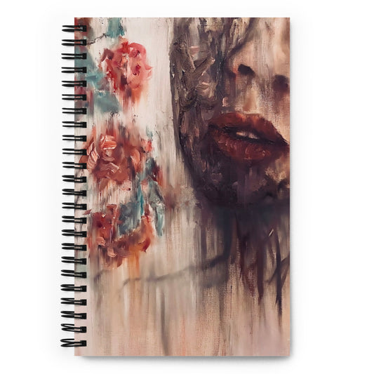 'Melting Shadows' spiral notebook