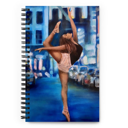 'Sudden Leap' spiral notebook