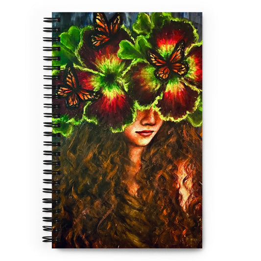 'Lady Luck' spiral notebook