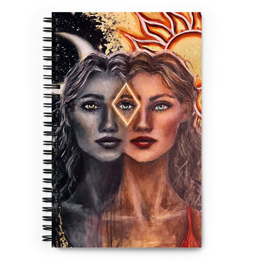 'Alter-ego' spiral notebook