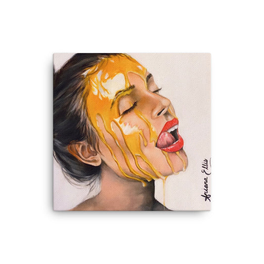 'Sticky Sweet Ash' canvas print