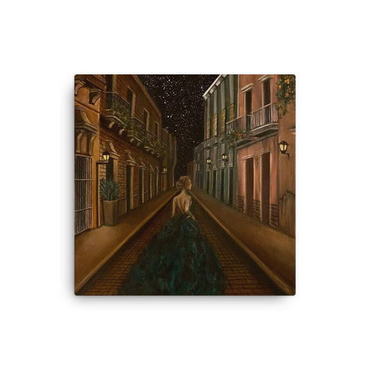 Evening Alone' canvas print