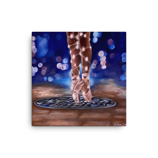 'Ballet Lights' canvas print