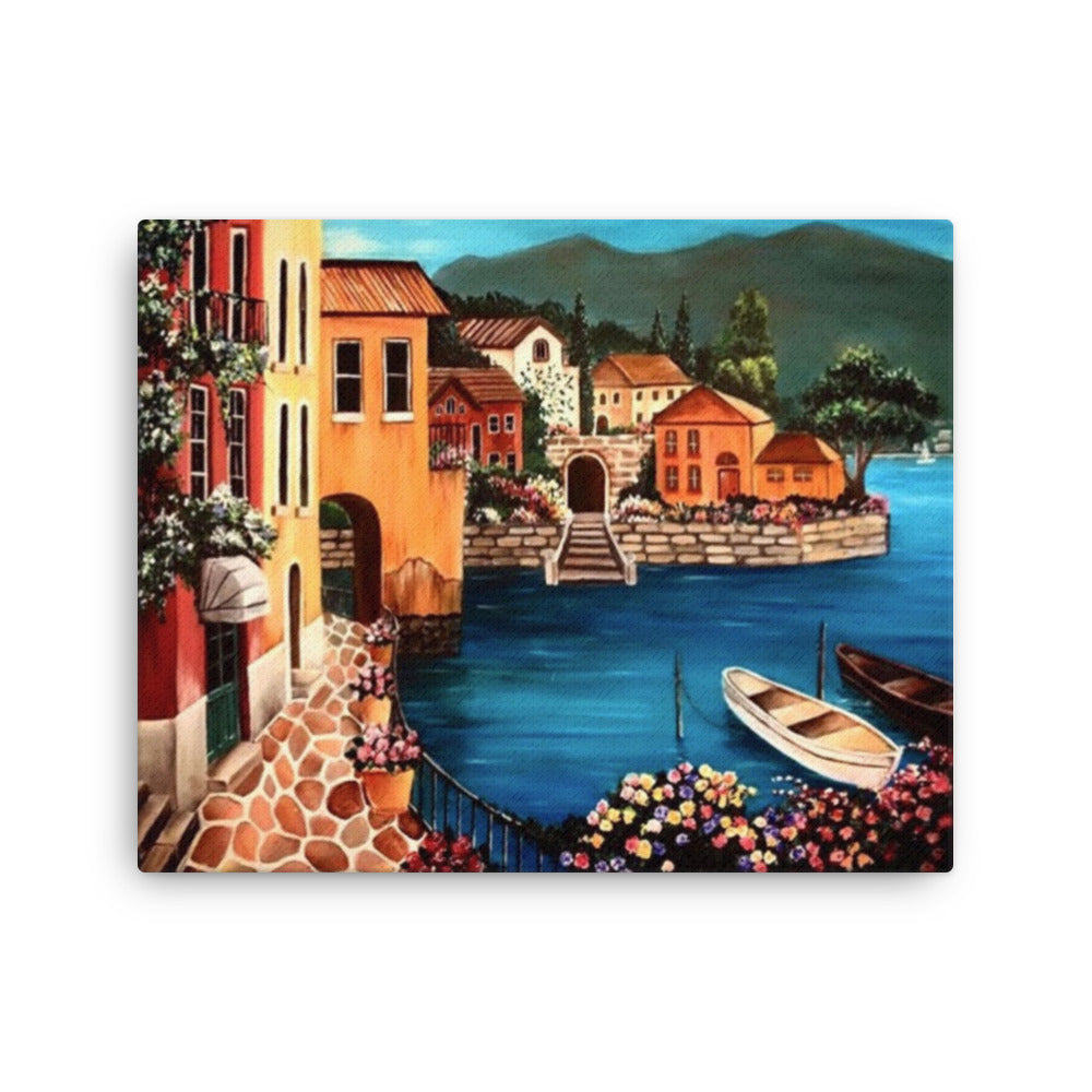 'By the Bay' canvas print