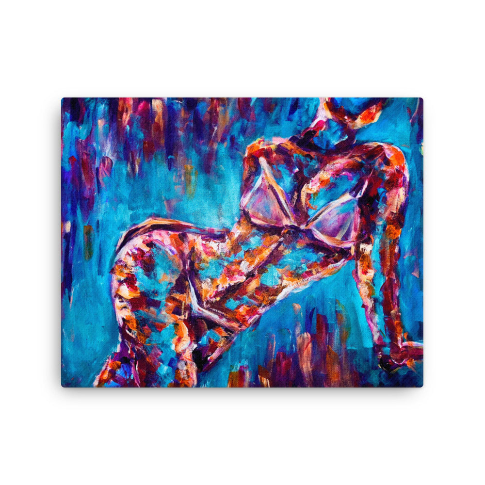 'Melodramatic' canvas print