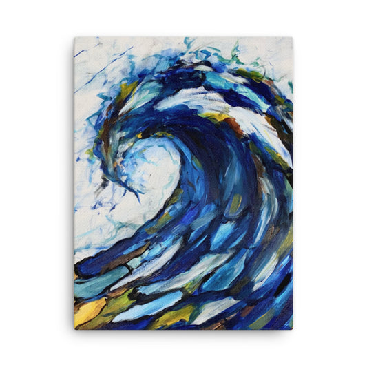 'Glass wave' canvas print