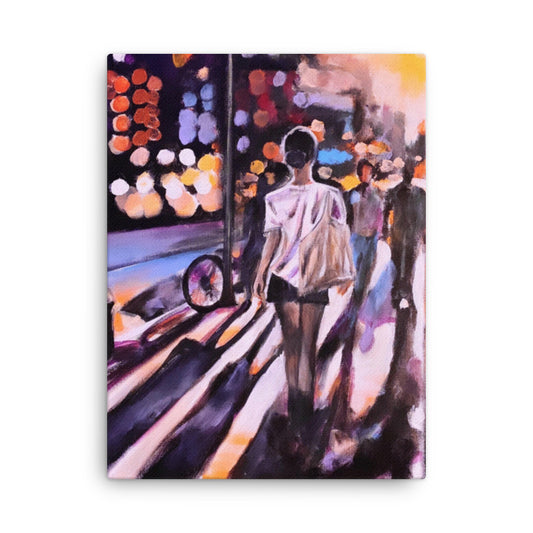 'Window Shopping' canvas print