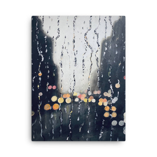 'Rained' canvas print
