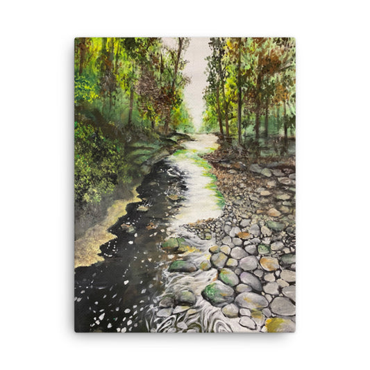 'Like a River' canvas print