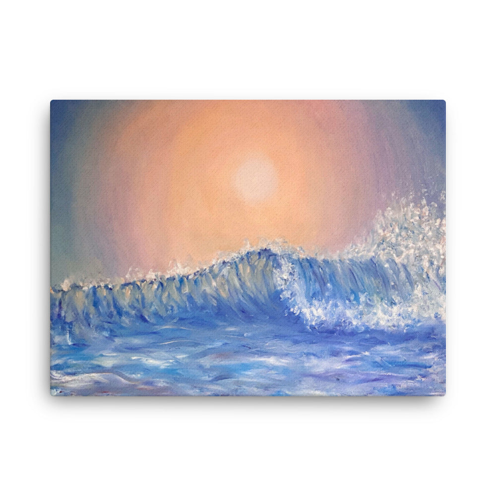 'Crashing Tranquility' canvas print