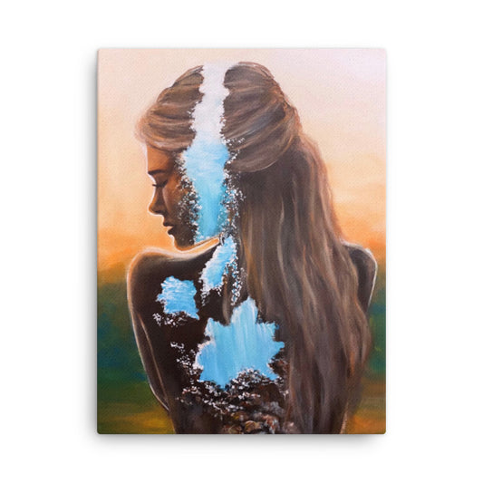 'Abyss' canvas print