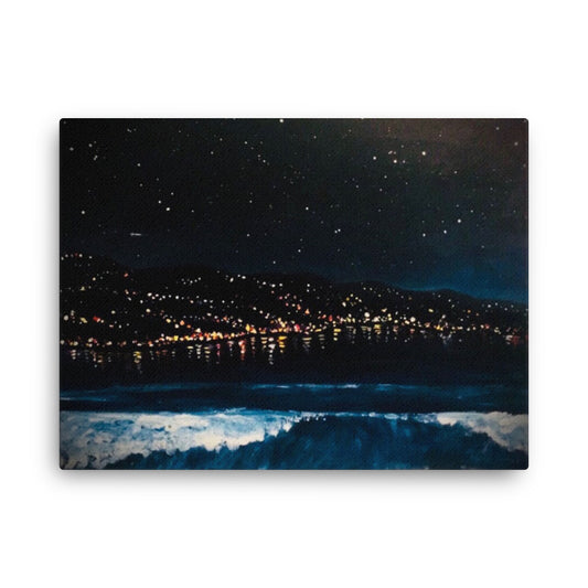 'Absent Moon' canvas print