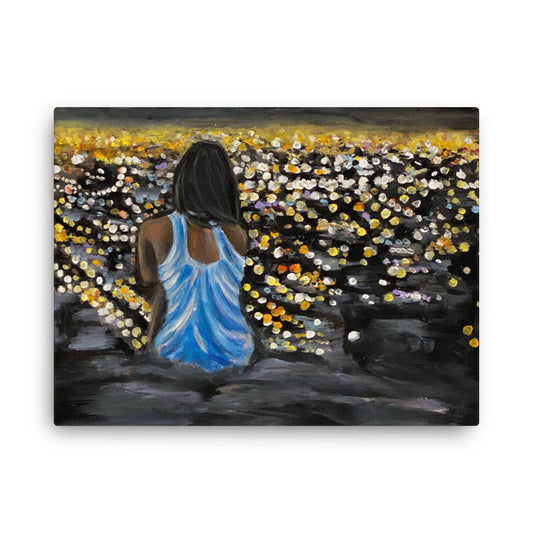 'Mountain View' canvas print