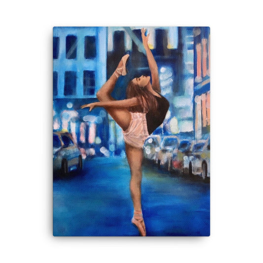 'Sudden Leap' canvas print