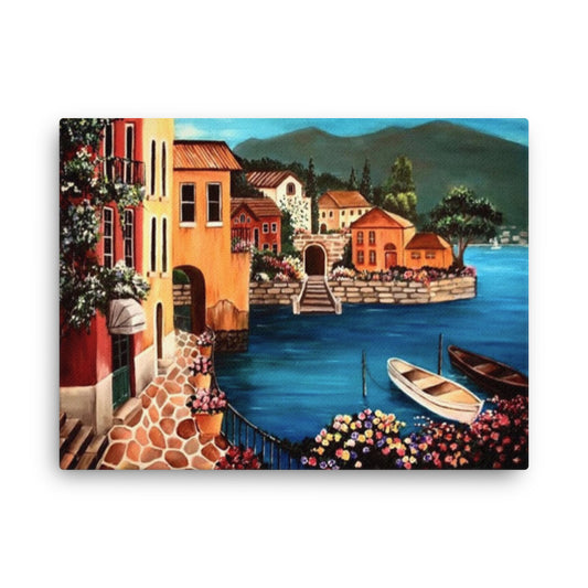 'By the Bay' canvas print