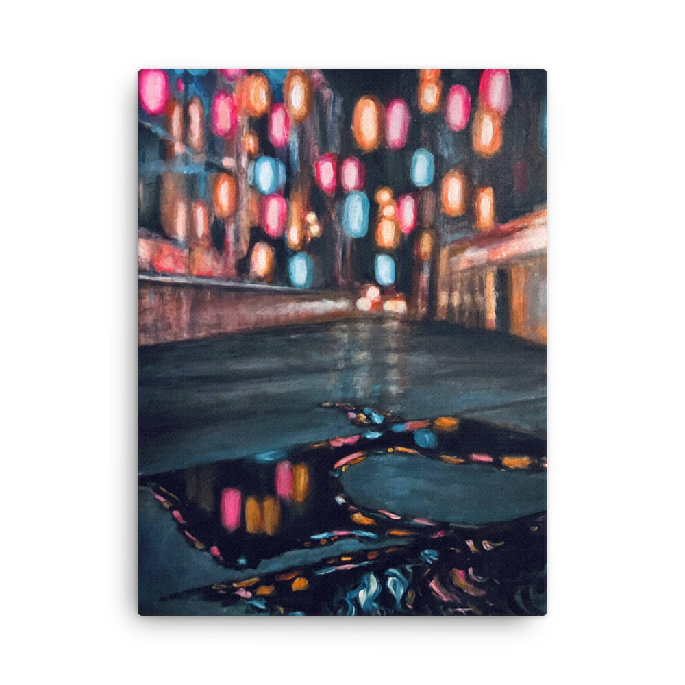 'Downtown Daze' canvas print