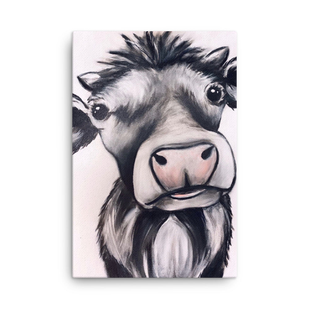 'Cow' canvas print