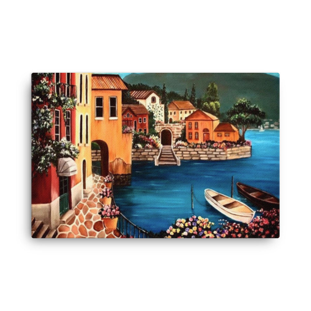 'By the Bay' canvas print