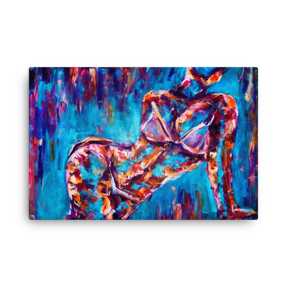 'Melodramatic' canvas print