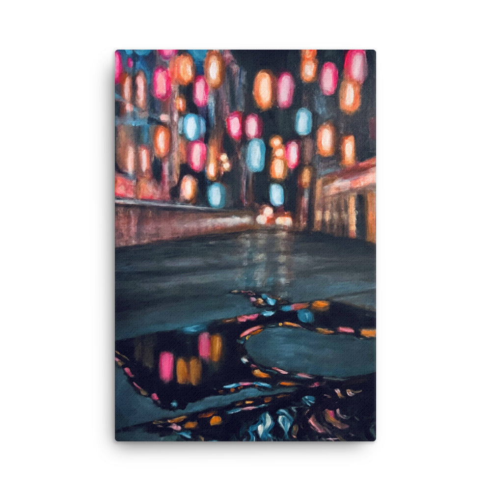 'Downtown Daze' canvas print